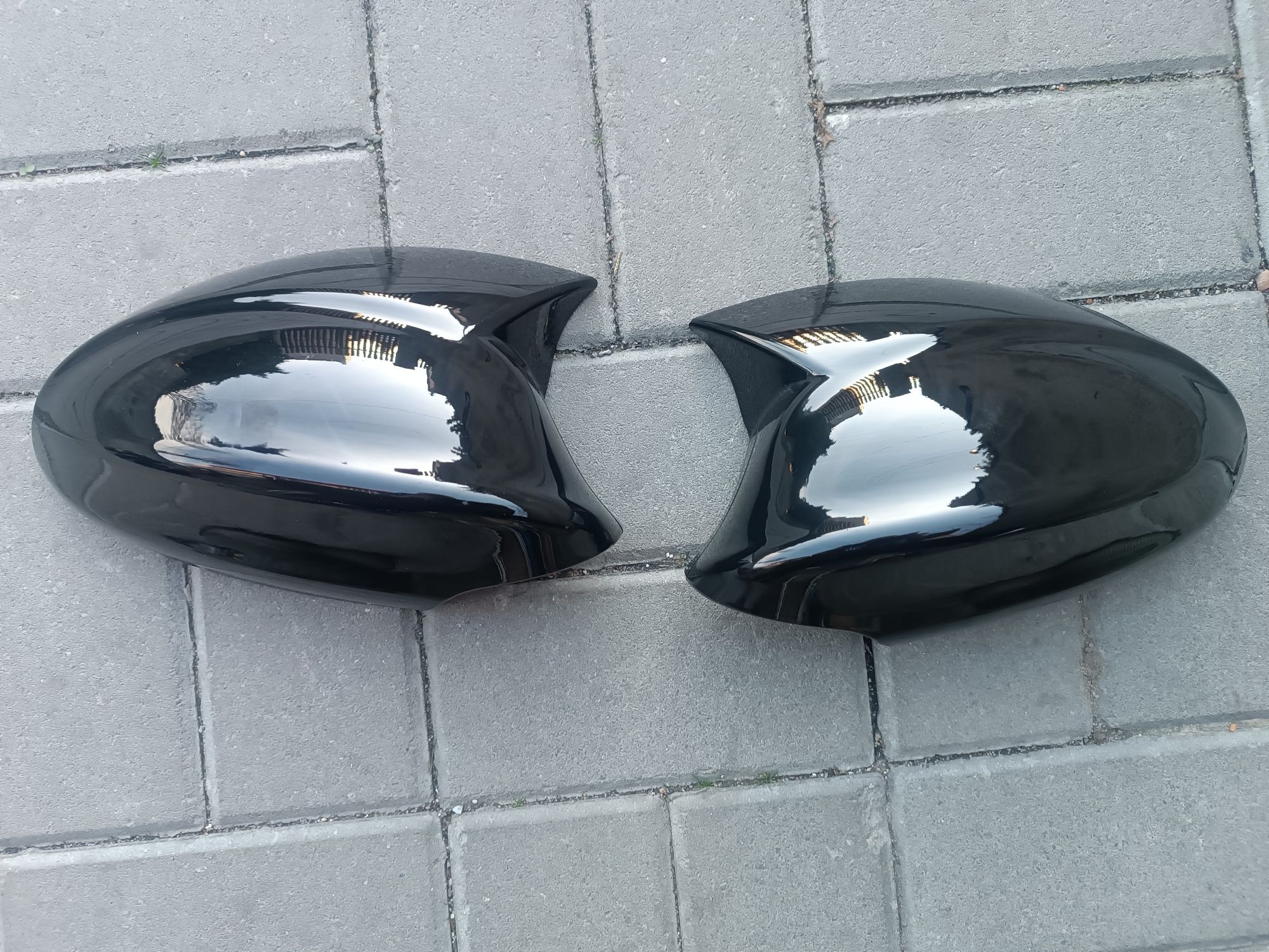 Obudowa lusterka M Pakiet  czarne nowe Nakładki na lusterka BMW 3 E91