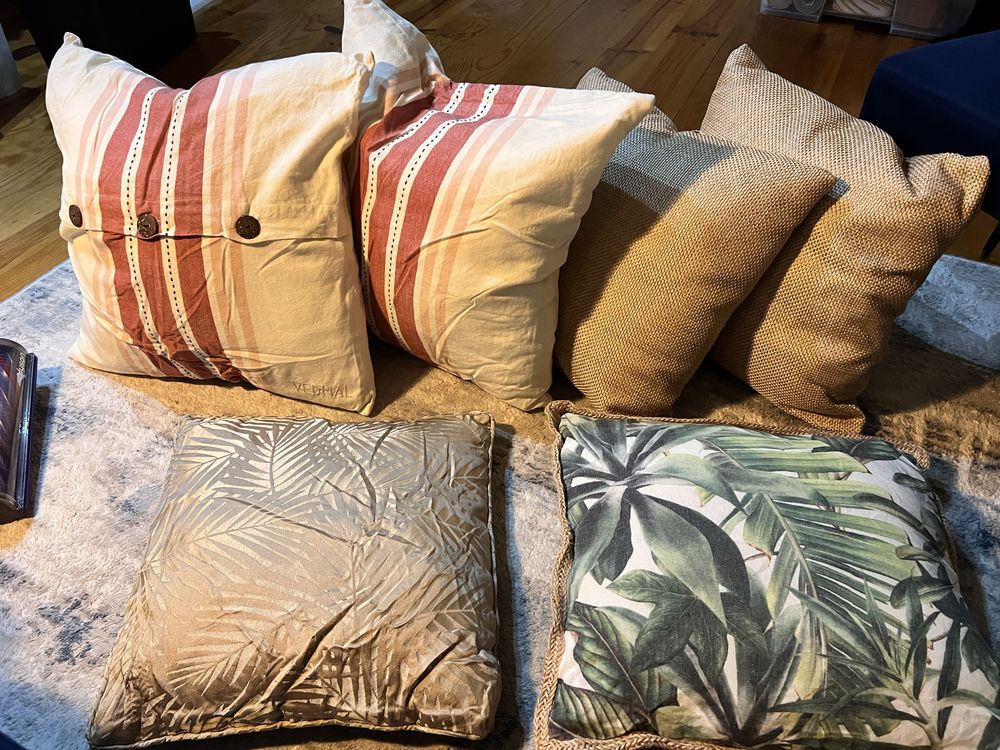 Almofadas varias - capa e enchimento / Pillows