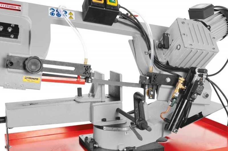 Piła taśmowa przecinarka do metalu skrętne ramię 400V Holzmann 2023