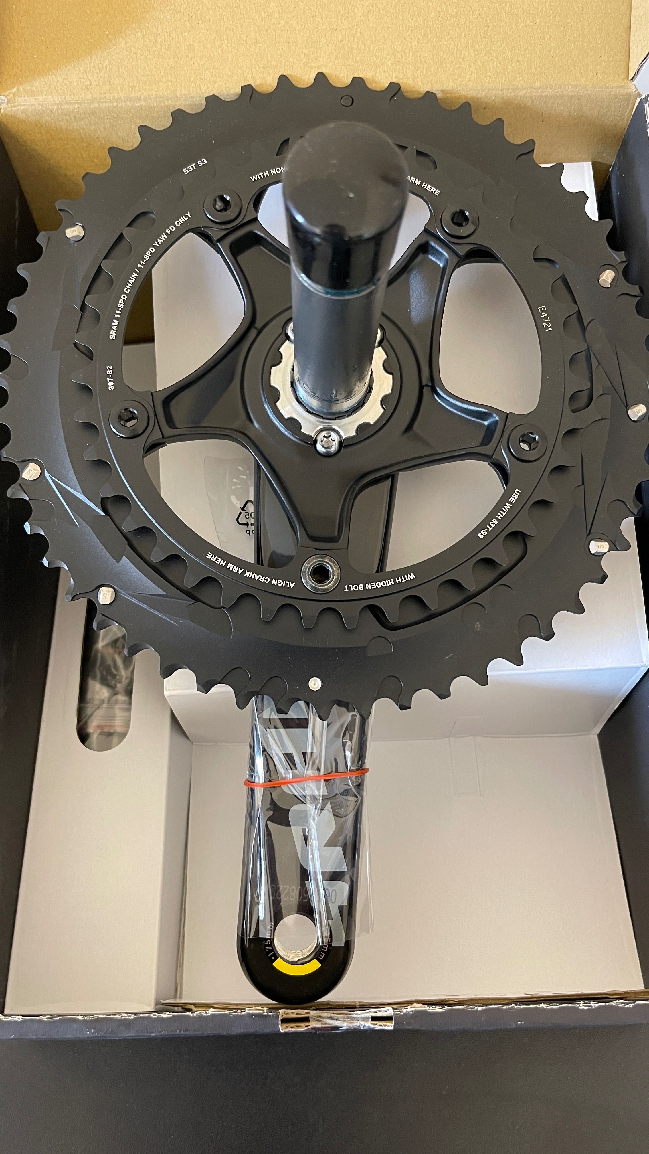 Шатуни SRAM Force 22 GXP 170мм 50x34T чорні нові