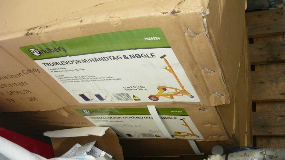 ! NOWY ! Wózek na duże beczki Lindberg paleciak olej pompa smar