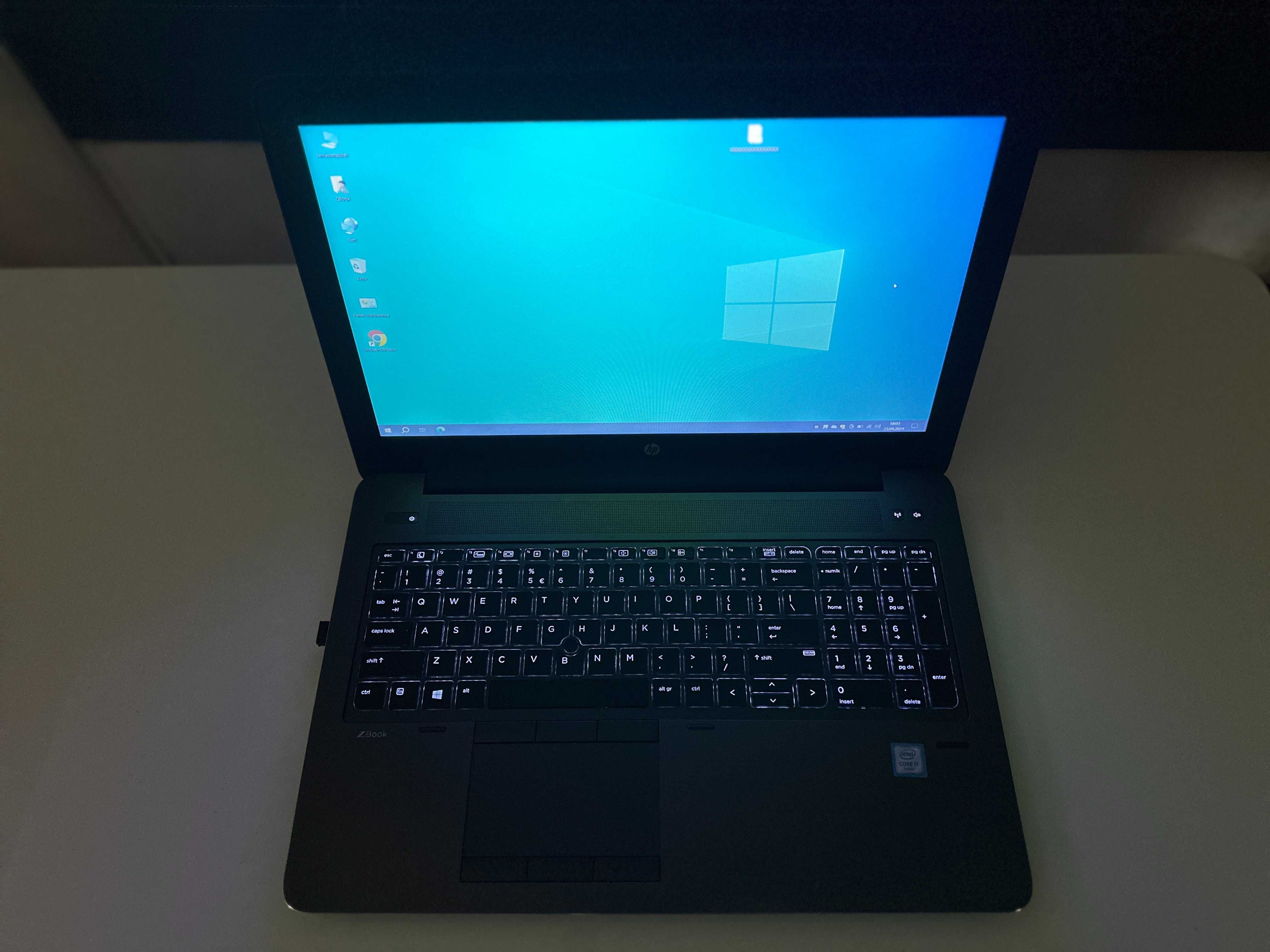 HP ZBook 15 G3 i7/15,6 FullHD/16GB RAM/DYSK 256GB m2