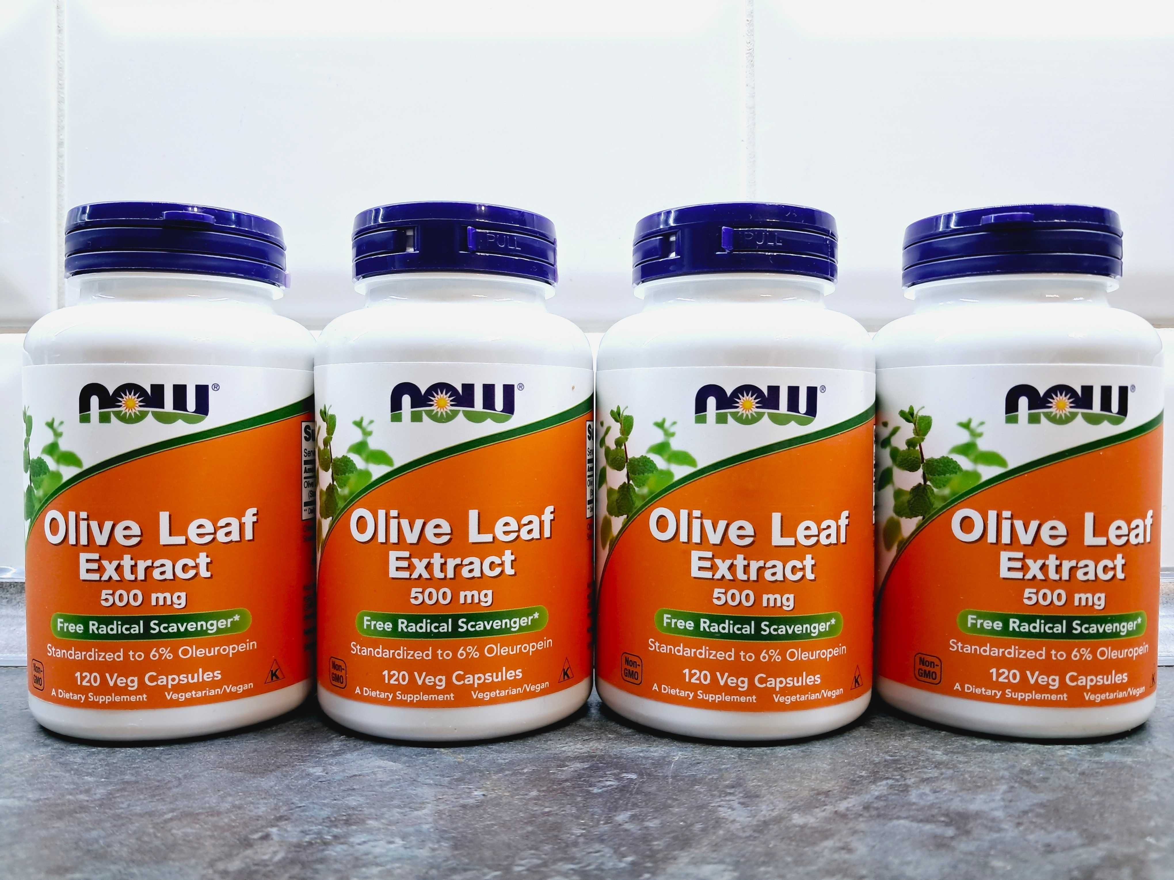 Now Foods, Olive Leaf Extract 500 мг (120 капс.), олива, листья оливы