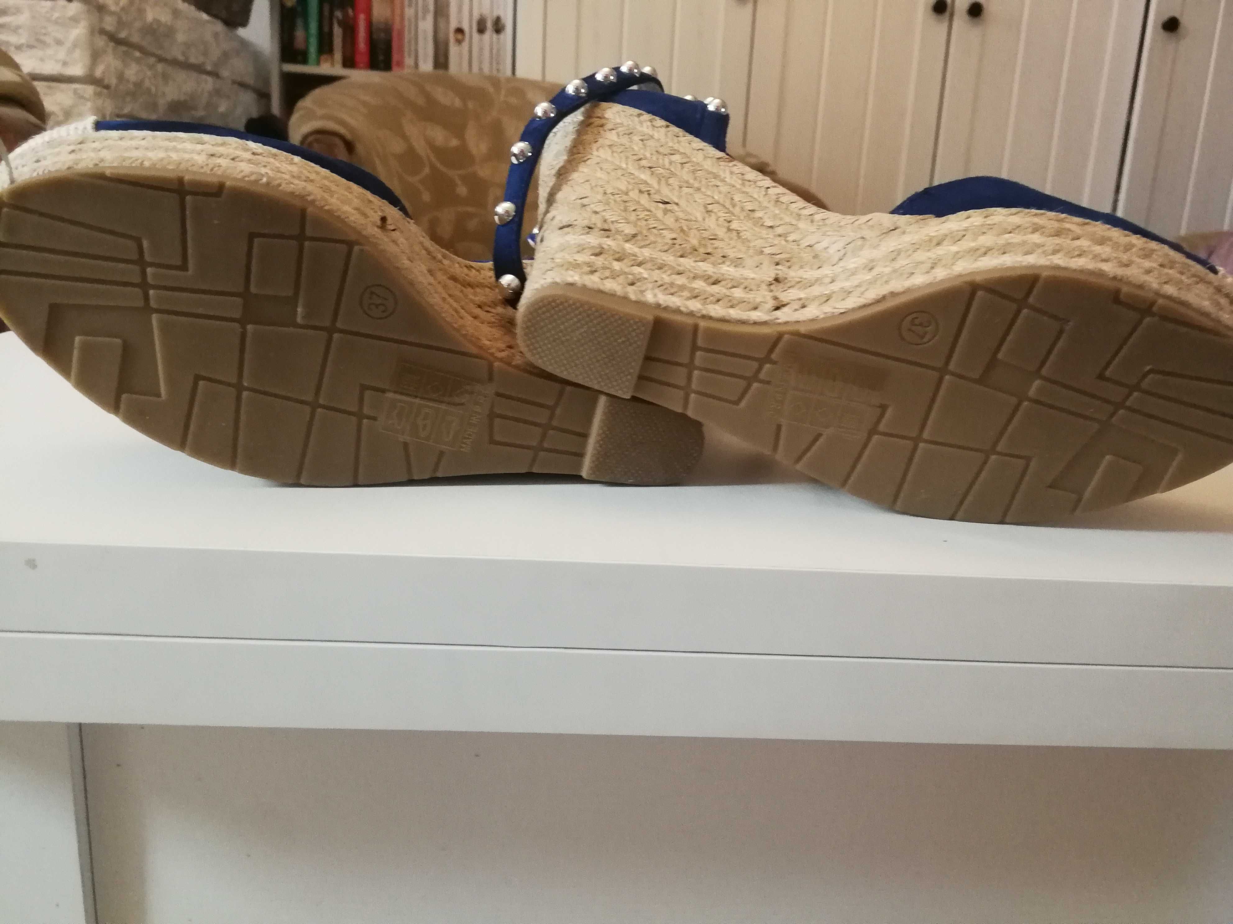 Buty Espadryle na koturnie