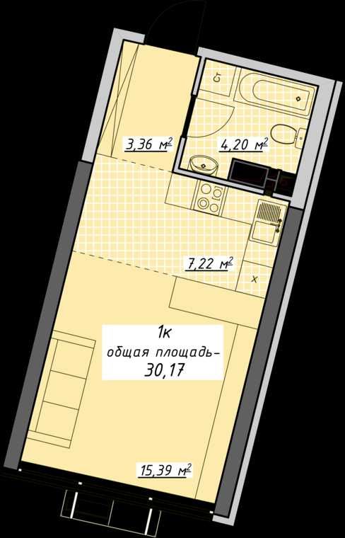 Продам 1 ком квартиру в ЖК Атмосфера/Аркадия