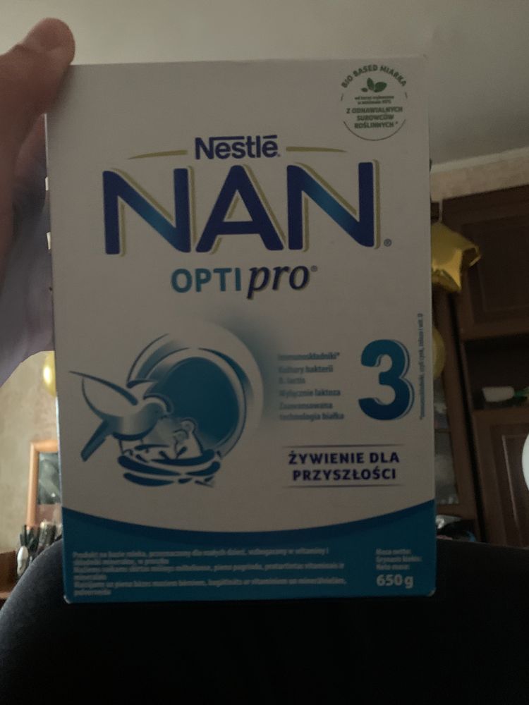Nestle Nan opti pro 3 детское питание.