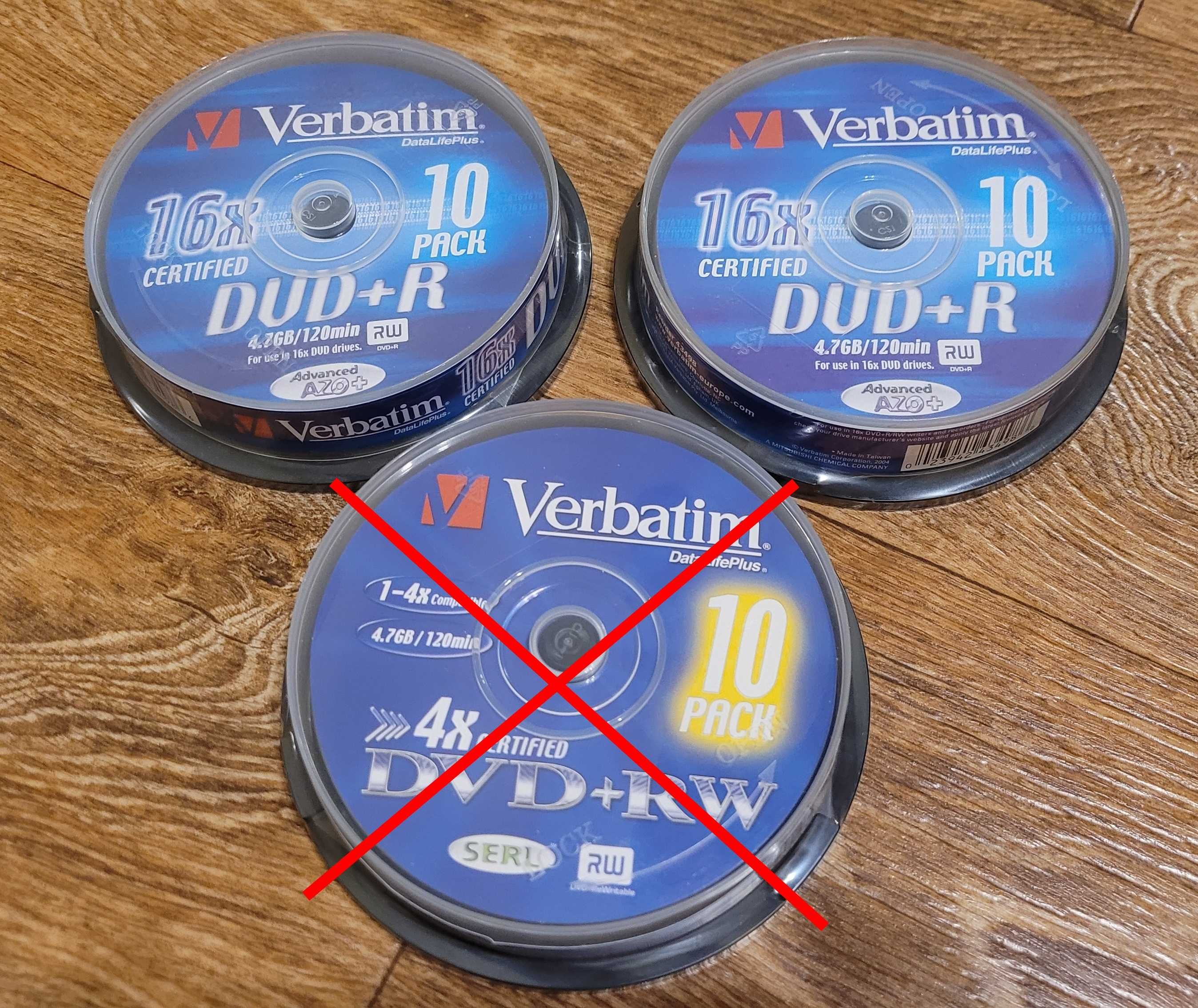 CD/DVD диски Verbatim/TDK (CD-R, DVD-RW, DVD-R)
