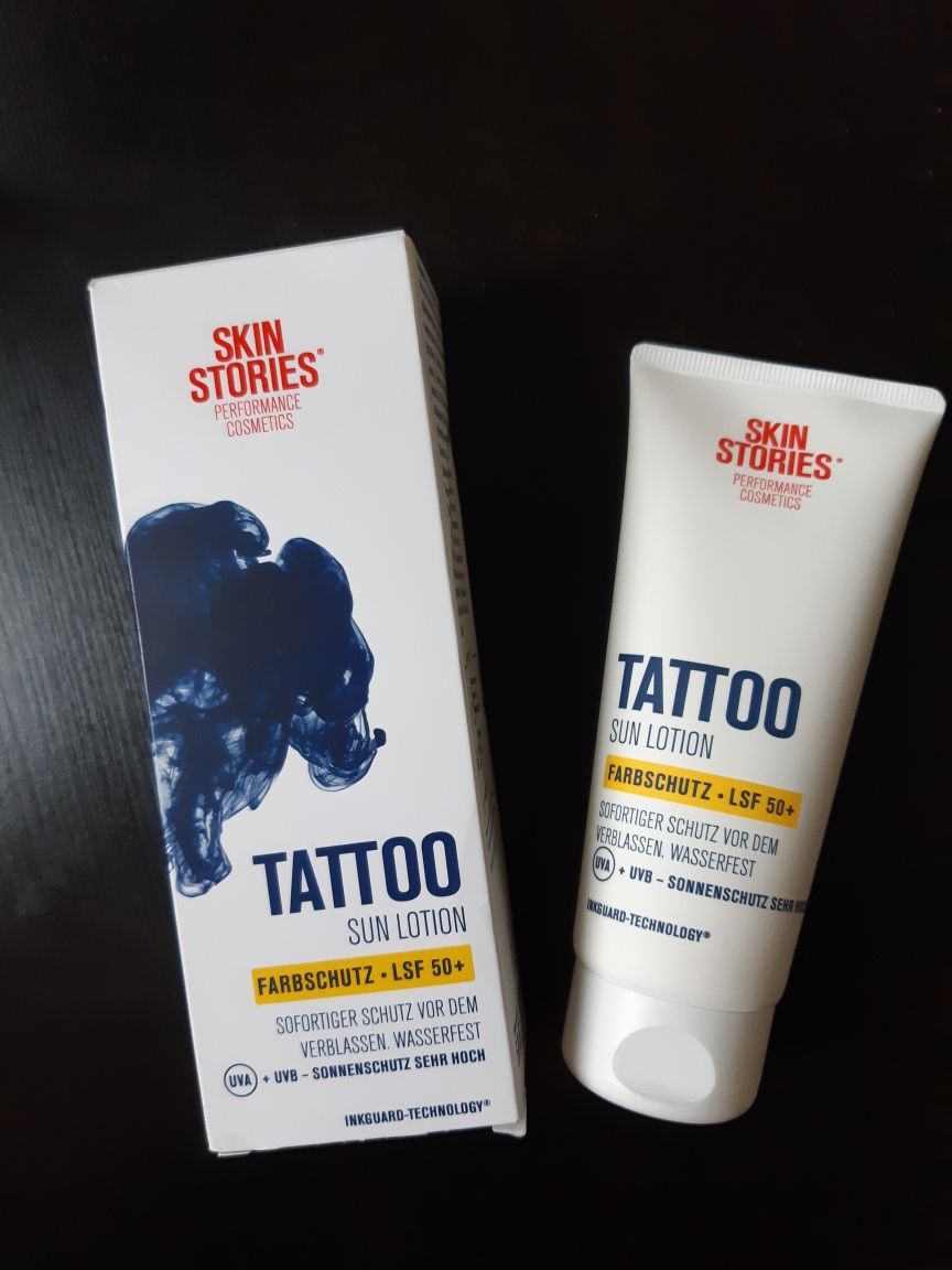 Tattoo sun lotion