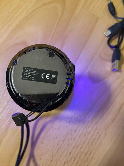 Мобильная колонка auvisio с Bluetooth, световыми светодиоднымиSWEPT.