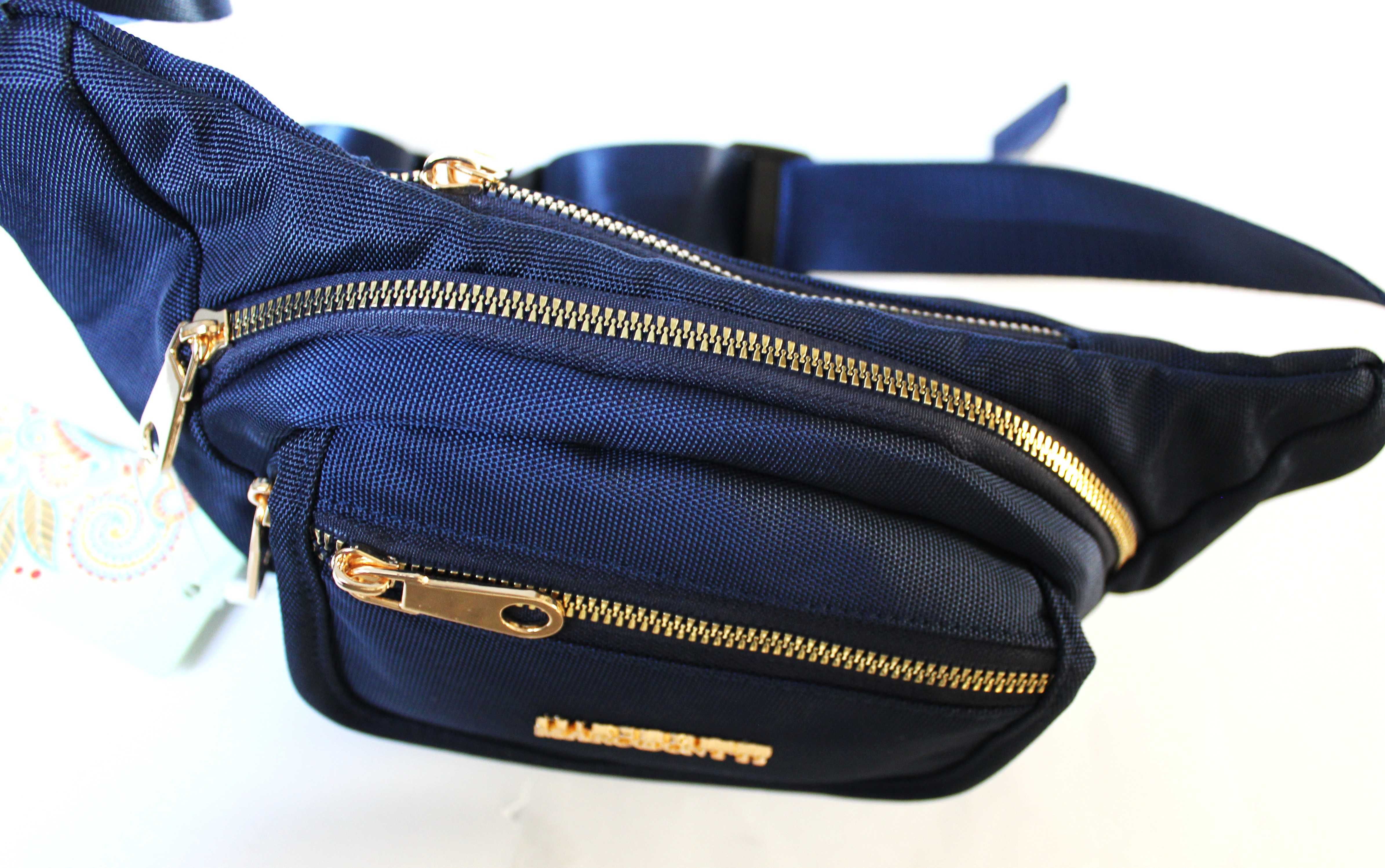 Elegancka Nerka damska do noszenia w pasie Mocne metalowe zamki!