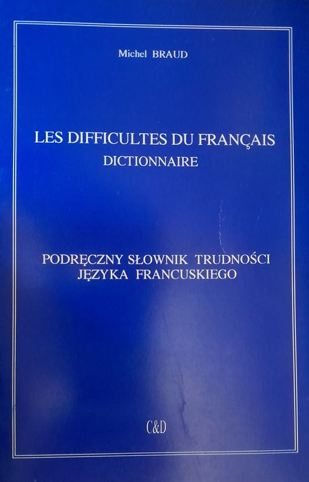 Zestaw książek I słowniki do nauki języka francuskiego