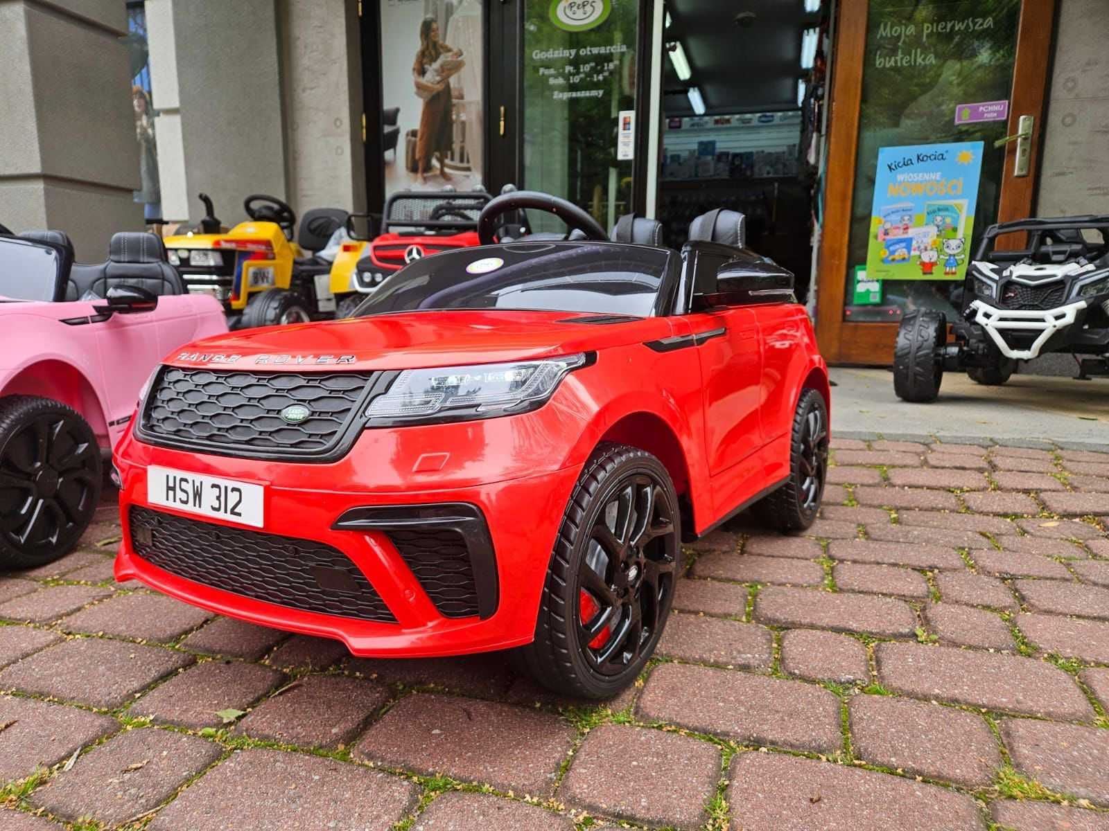 Range Rover Evoque na akumulator dla dzieci  SUV + Pilot