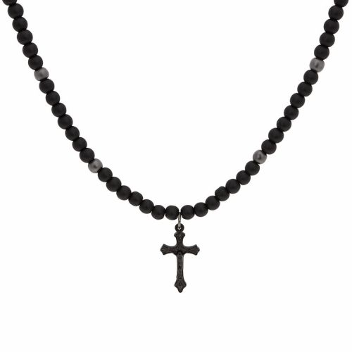 męski naszyjnik z krzyżykiem (c21/men/14kolor)