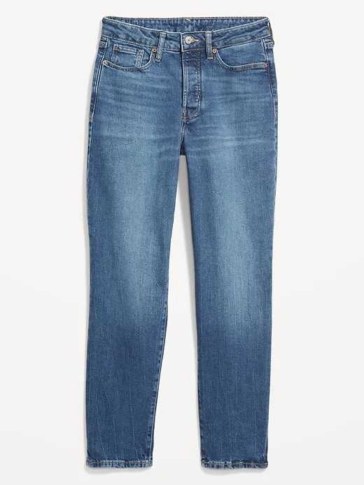 Old Navy стрейчеві прямі джинси з високою талією для жінок plus size