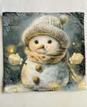 Poszewka na poduszkę, Christmas Snowman/Bałwanek Świąteczny