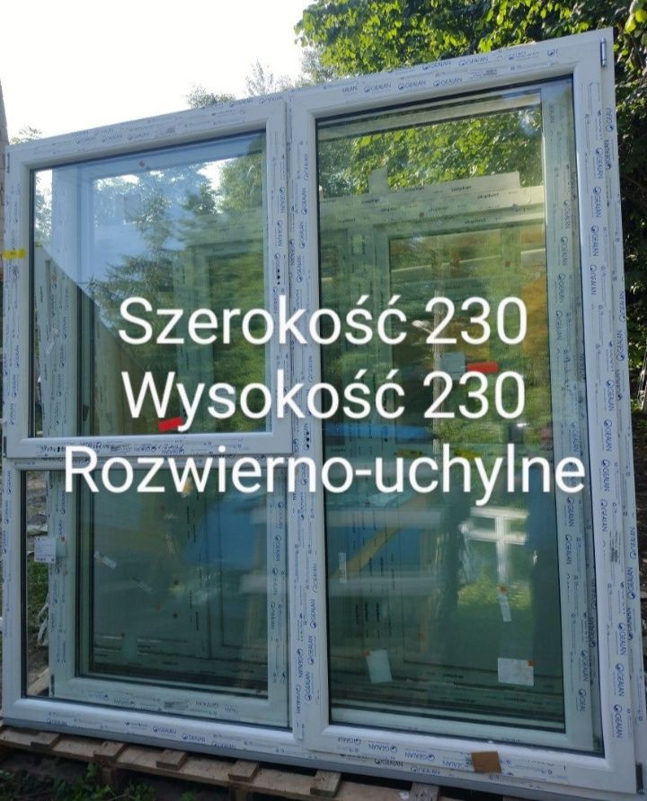 Okno drzwi 105x176 złoty dąb NOWE Tanio