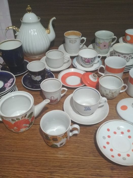 Фарфорові чашки, блюдце СРСР