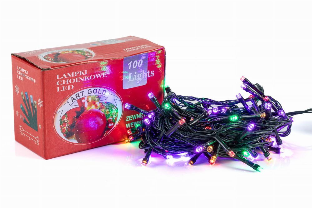 Lampki Choinkowe Multikolkor 100 Led L-158M