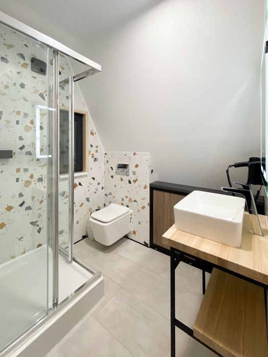 Відпочинок в AFrame будинку з сауною, альтанкою, мангалом в Денишах