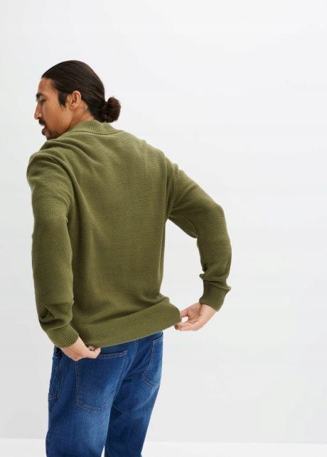 B.P.C męski sweter zapięcie na zatrzaski r.XL