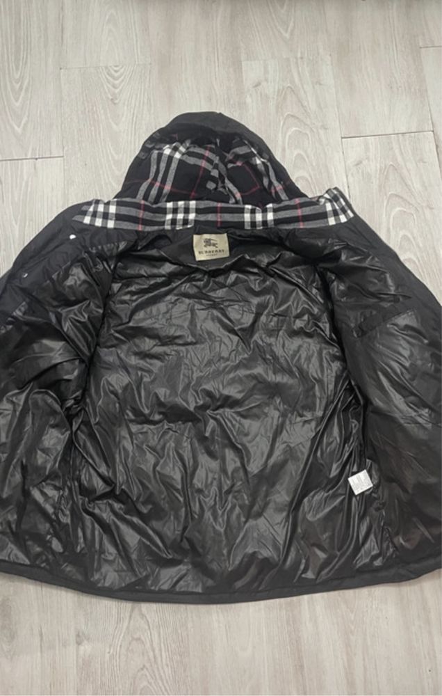 Kurtka Burberry London England Ocieplana