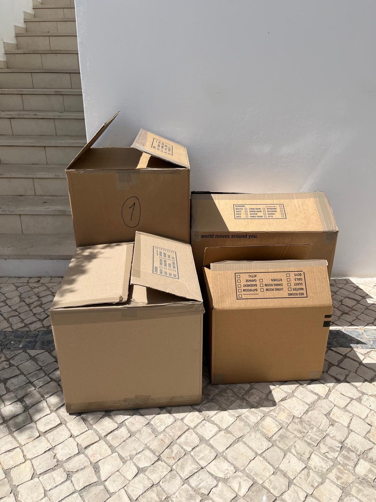 Caixas de mudança