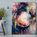 Obraz abstrakcyjny „Abundance”, 80×60 cm