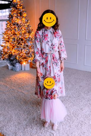 Family look плаття/сукня (мама+доця) на рік