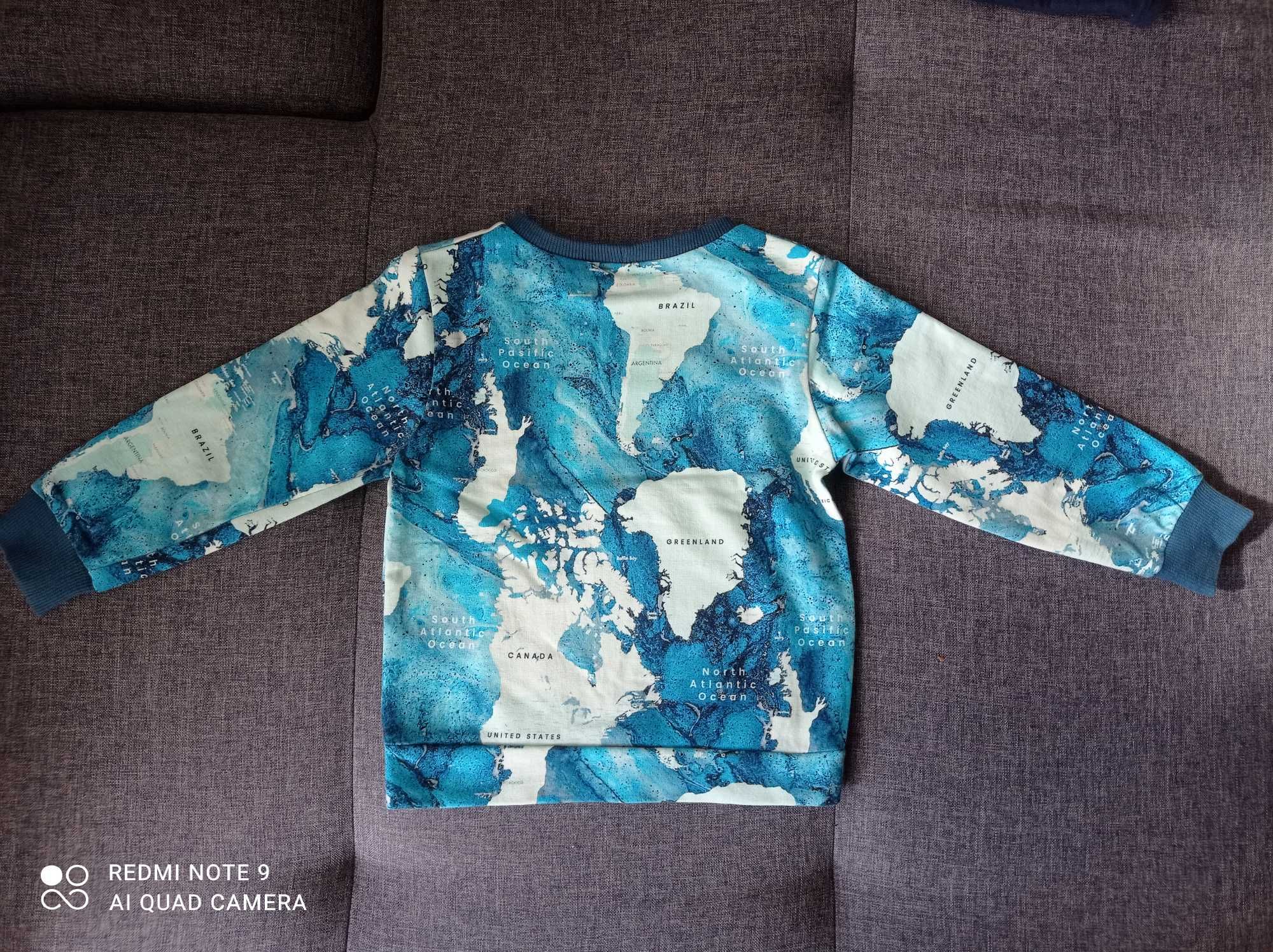 Bluza handmade jak nowa 92/98 dla chłopca