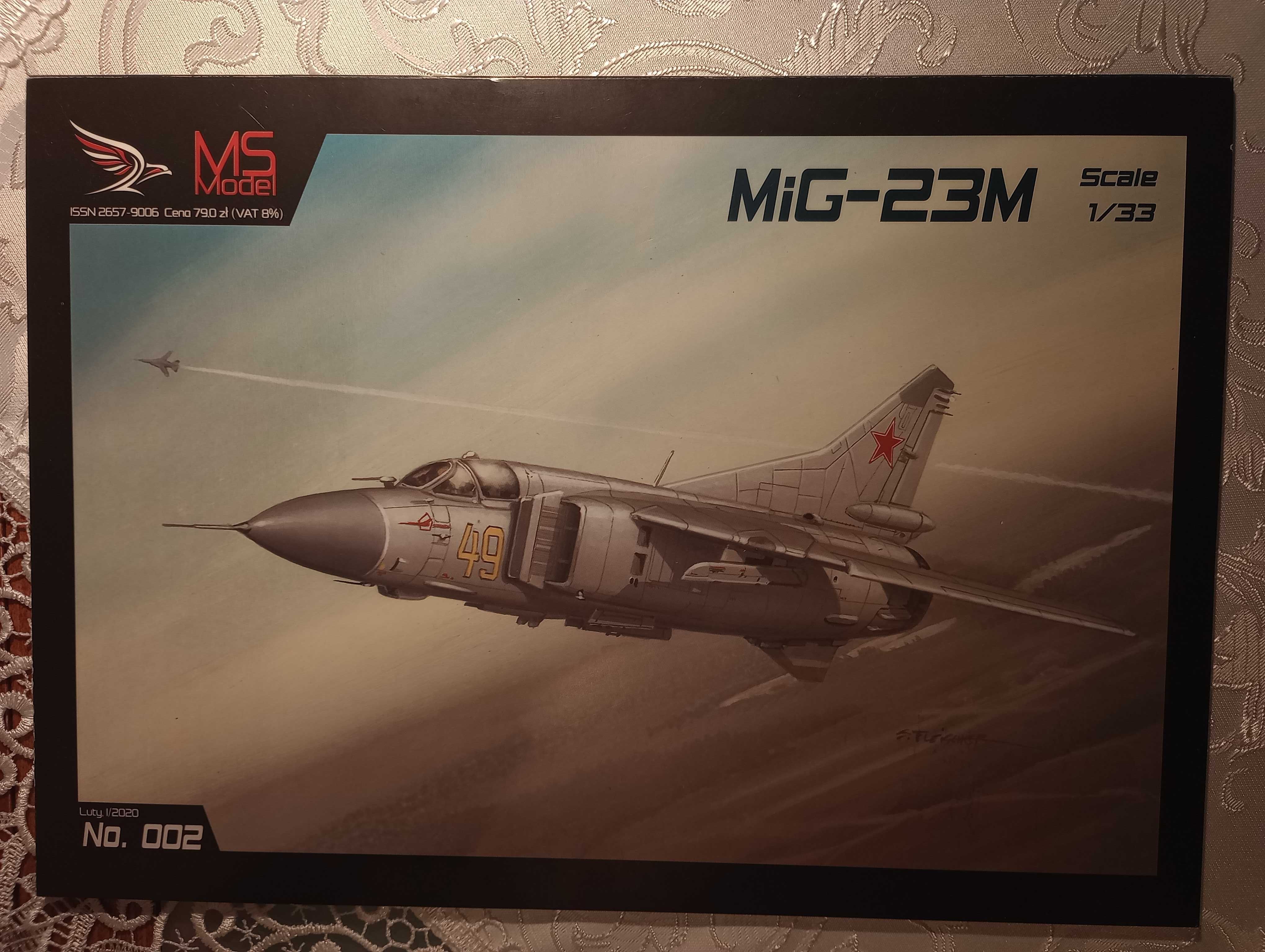 Mig 23 M model kartonowy MS Model sprzedam lub zamienię