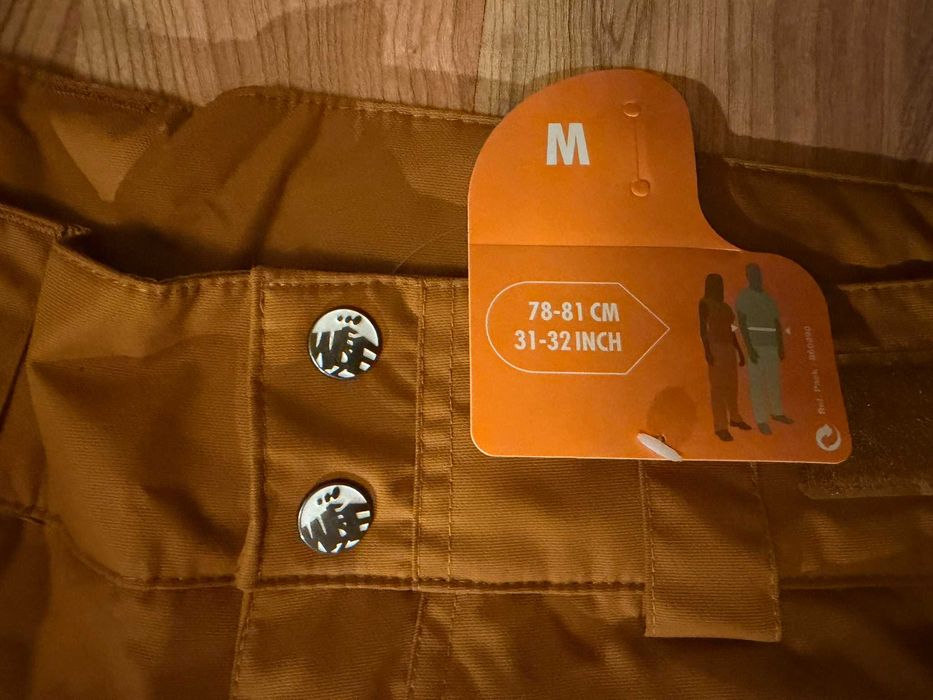 Nowe spodnie narciarskie/snowboard Wedze Evostyle M – brązowe, z metką