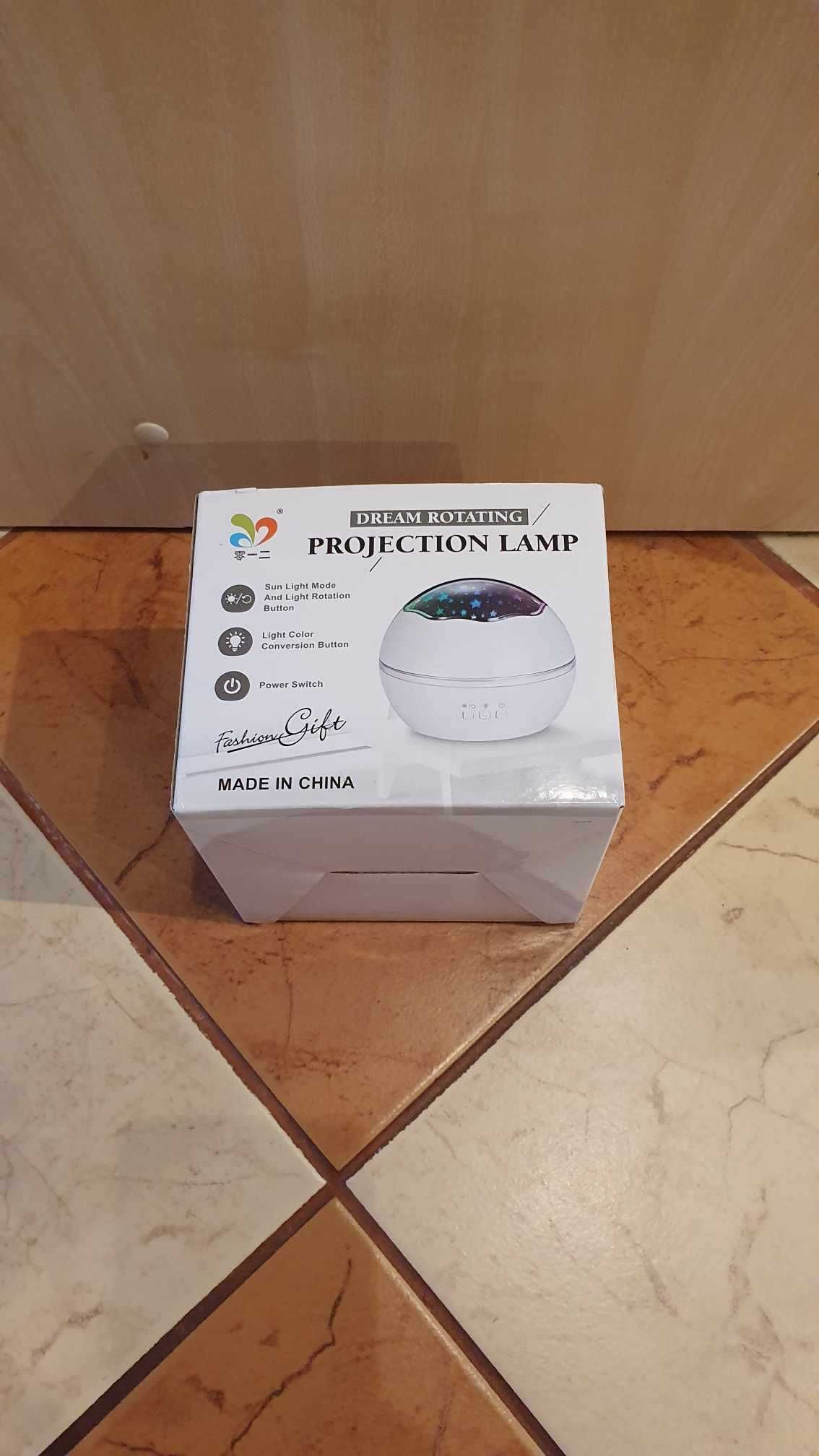 Projektor, lampka dla dzieci - czarna Malatec + GRATIS
