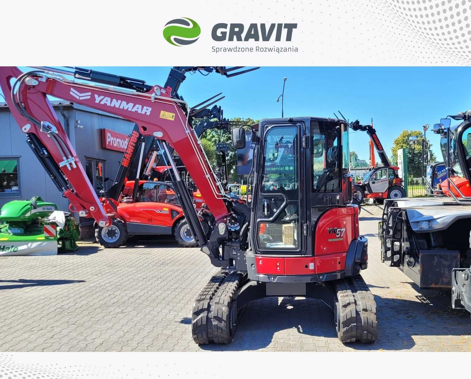 Koparka Yanmar ViO57-6B (6 ton) od Autoryzowanego Dealera - GRAVIT