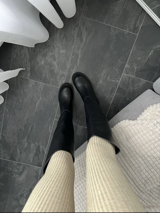 Сапоги жокейские кожа