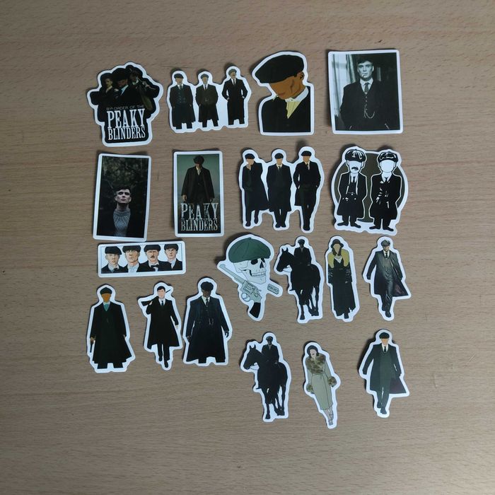50 Stickers Autocolantes Peaky Blinders
