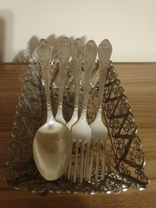 Конфетниця посріблення мельхіор