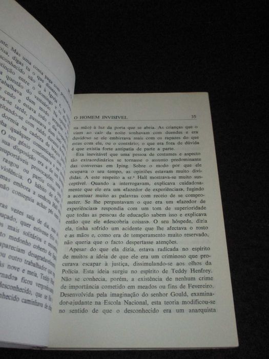 Livro O Homem Invisível H. G. Wells