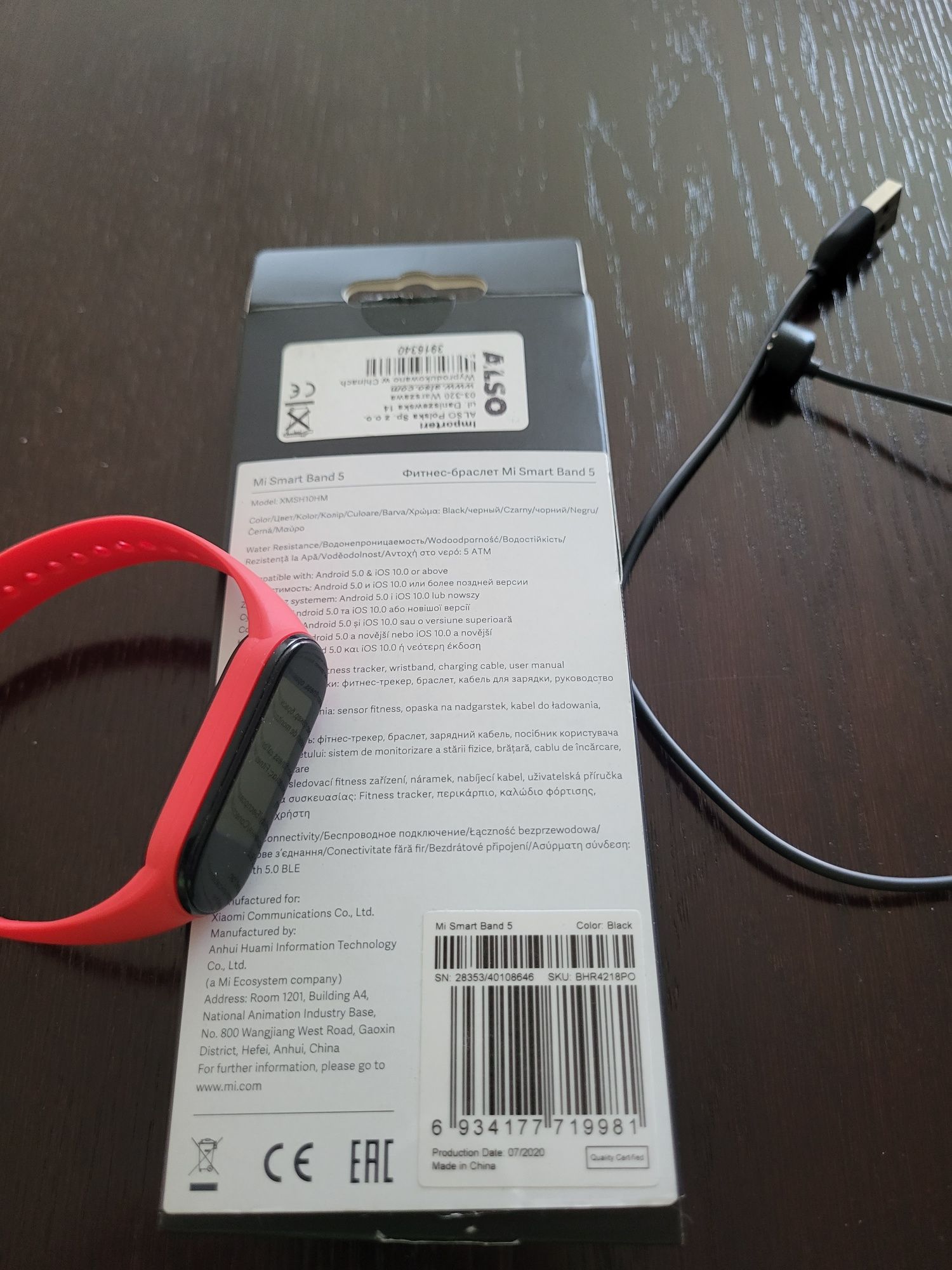 Opaska mi band 5