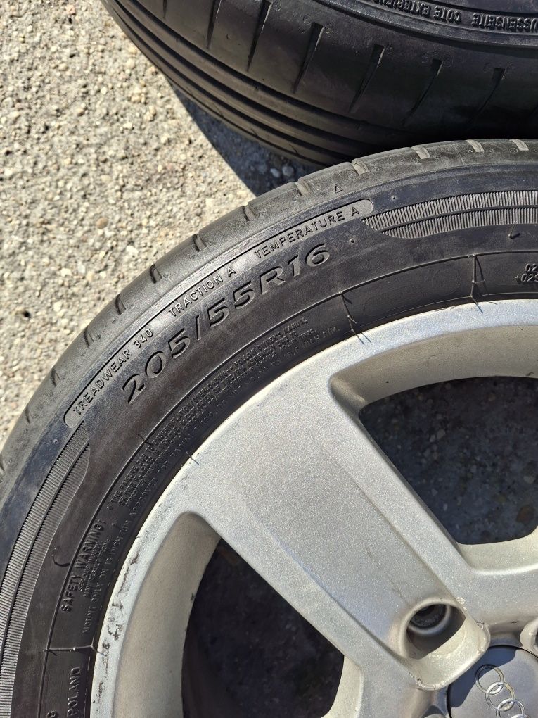 Alufelgi  Koła 5x112 z oponami letnimi 205/55/R16