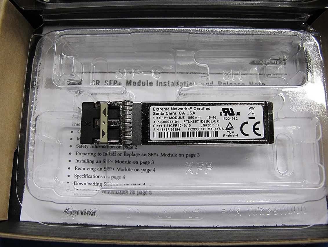 Extreme Networks 10301 SR SFP+ 10GbE