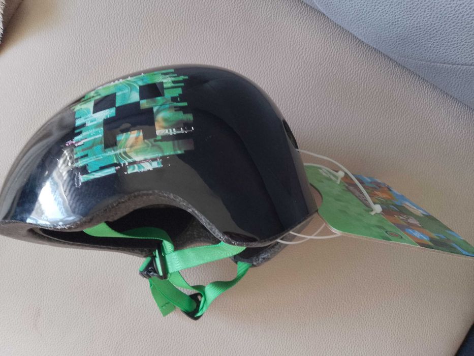 Kask rowerowy młodzieżowy Minecraft