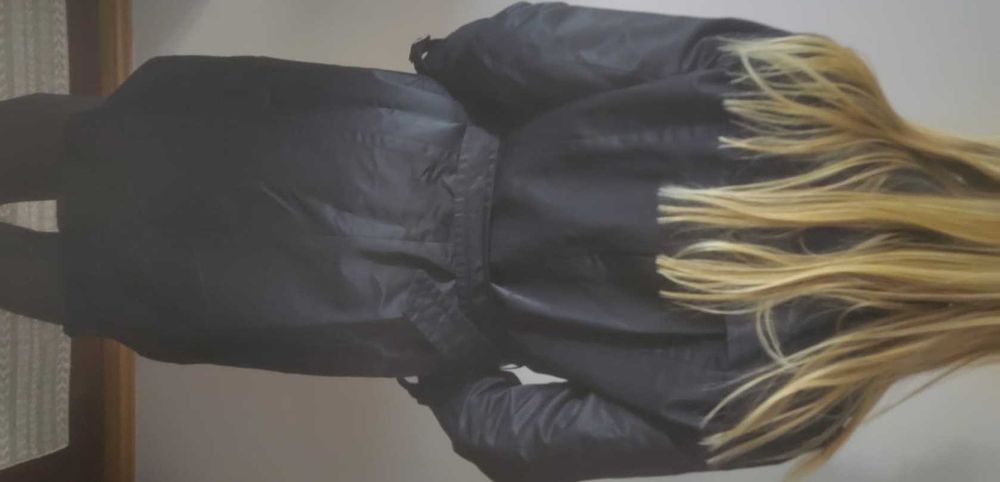 Gabardine Preta zara