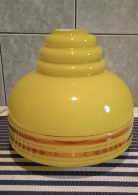 Klosz żyrandol lampa wisząca prl loft