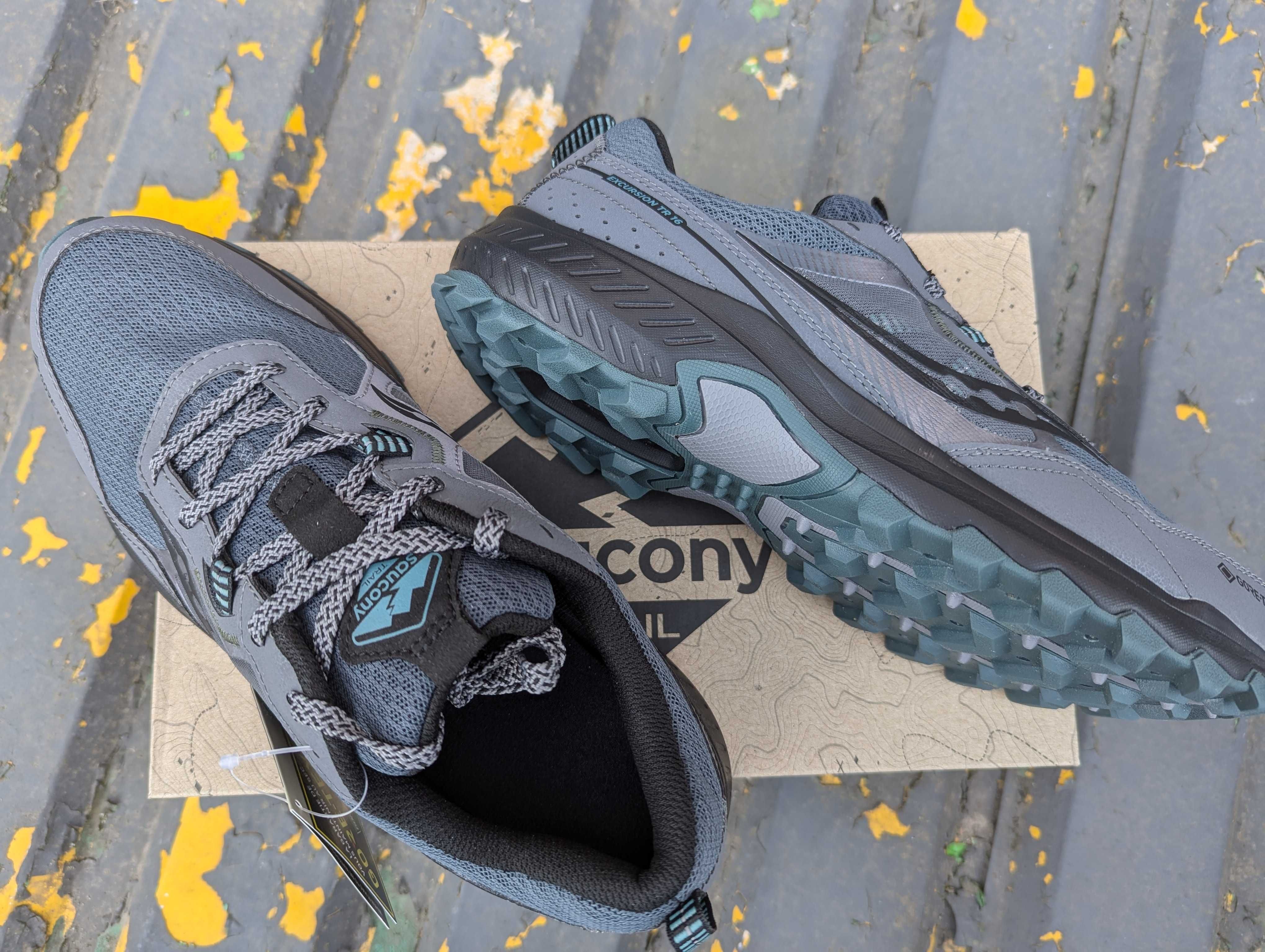 Saucony Excursion GTX® TR16 Gore-Tex. Мужские треккинговые кроссовки.
