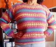 Sweter ręcznie robiony