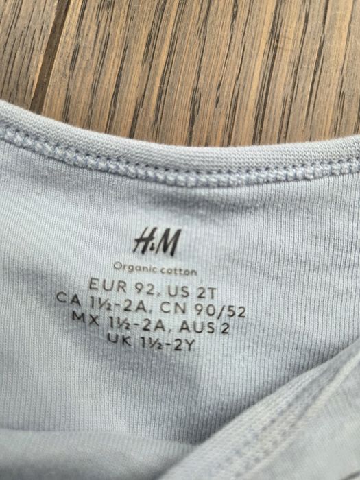 Body 5szt H&M zadbane  rozmiar 92