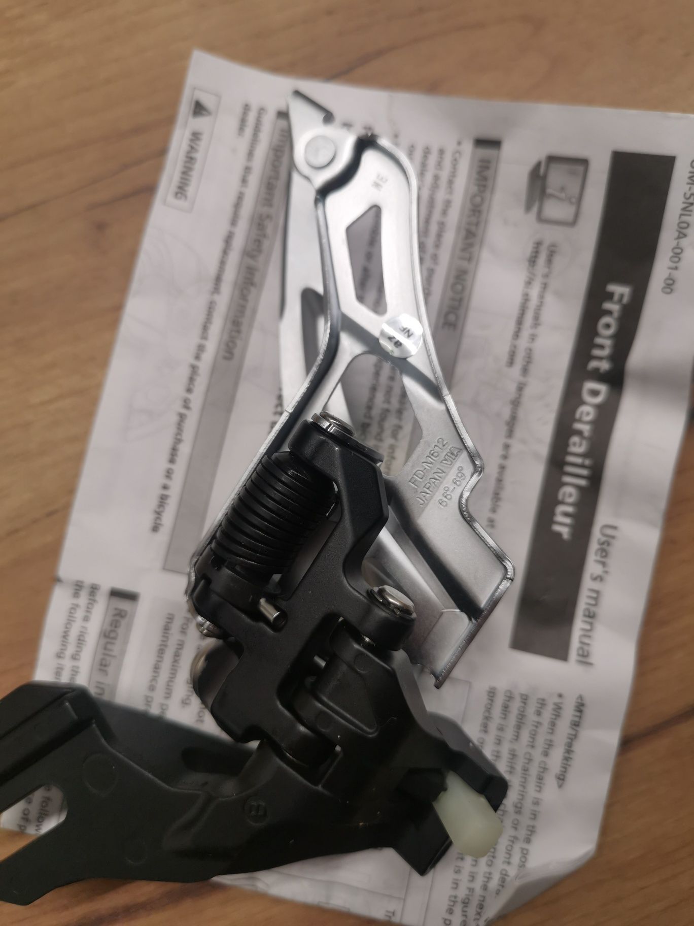 Przednia przerzutka Shimano Deore m612 3x10