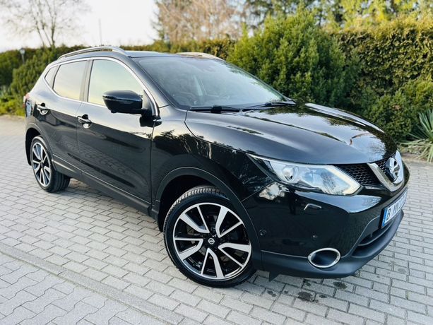 Nissan Qashqai PISEMNA GWARANCJA PRZEBIEGU Tekna+Panorama Lane Asist Kamera 360 Navi