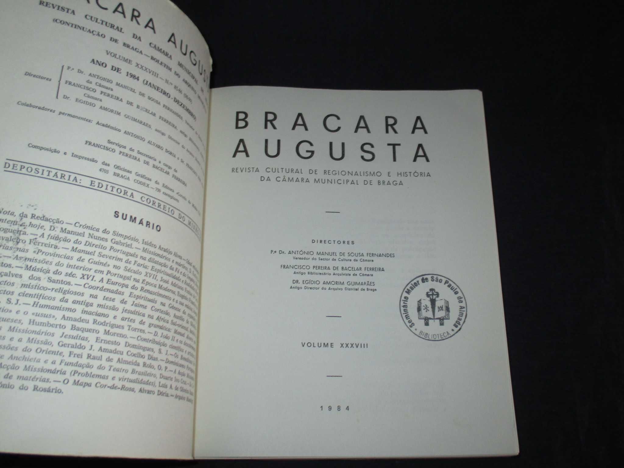 Bracara Augusta 85-86 Revista Cultural 1984