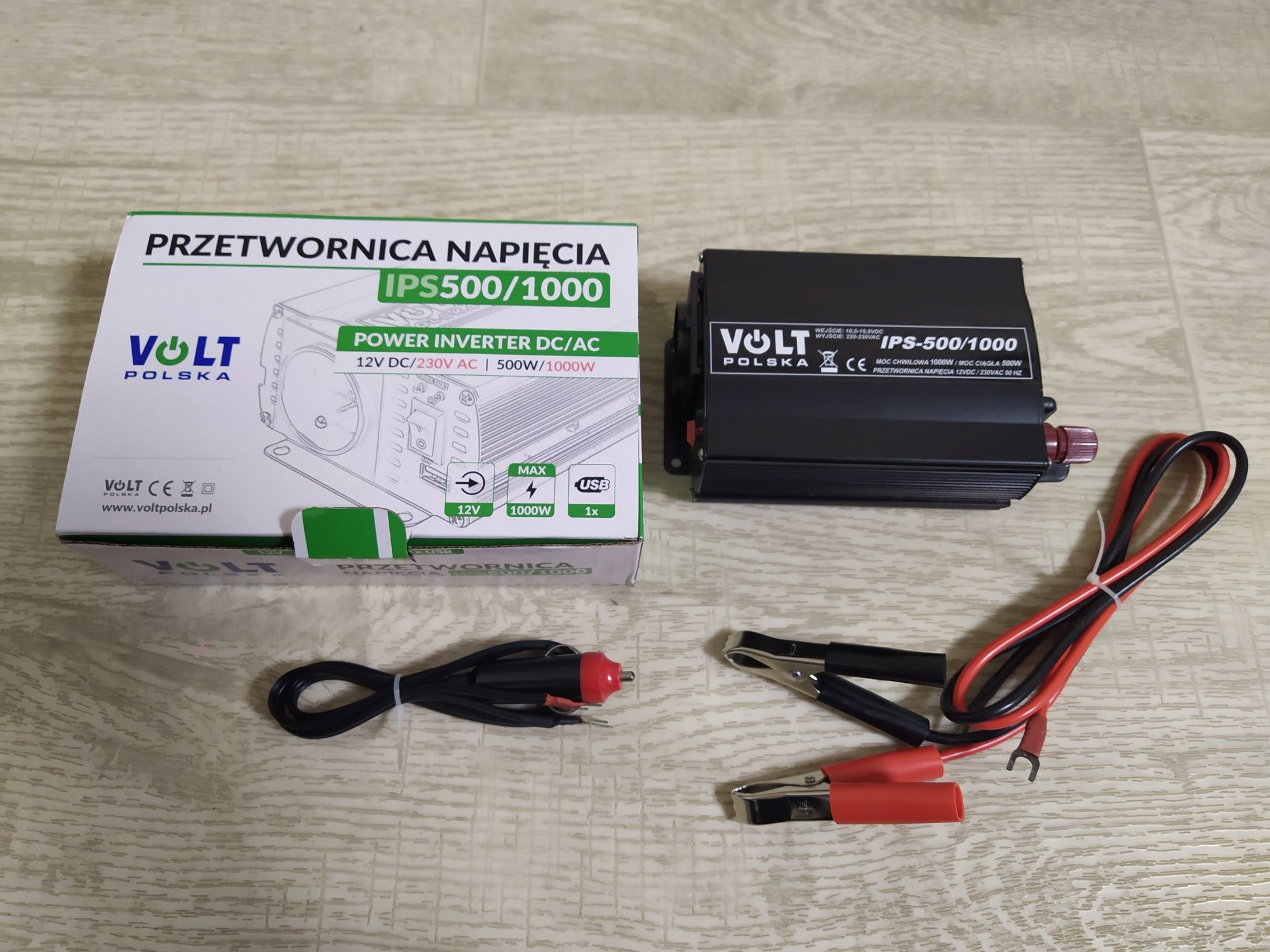 Перетворювач напруги (інвертор) VOLT IPS 1000 12V- 220V + USB